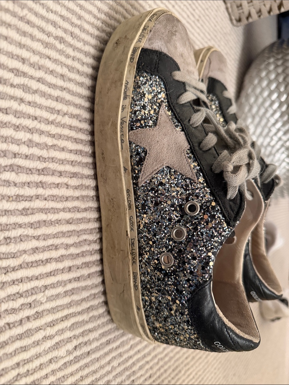Golden Goose Glitter Hi Star